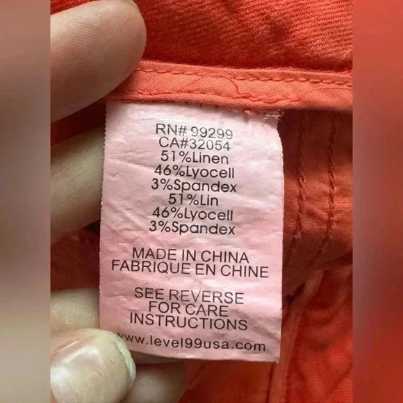 LEVEL 99  Anthropologie Linen Blend Newport Wide Leg Pants - Picture 13 of 14